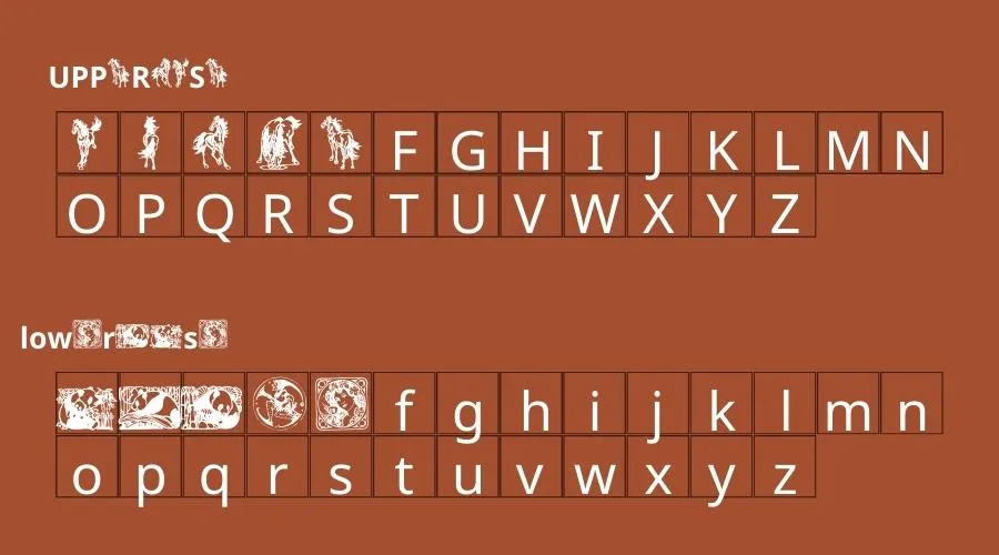 Fabeldyr 3 Font Preview