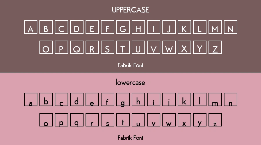 Fabrik Font Preview