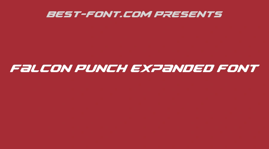 Falcon Punch Expanded Font