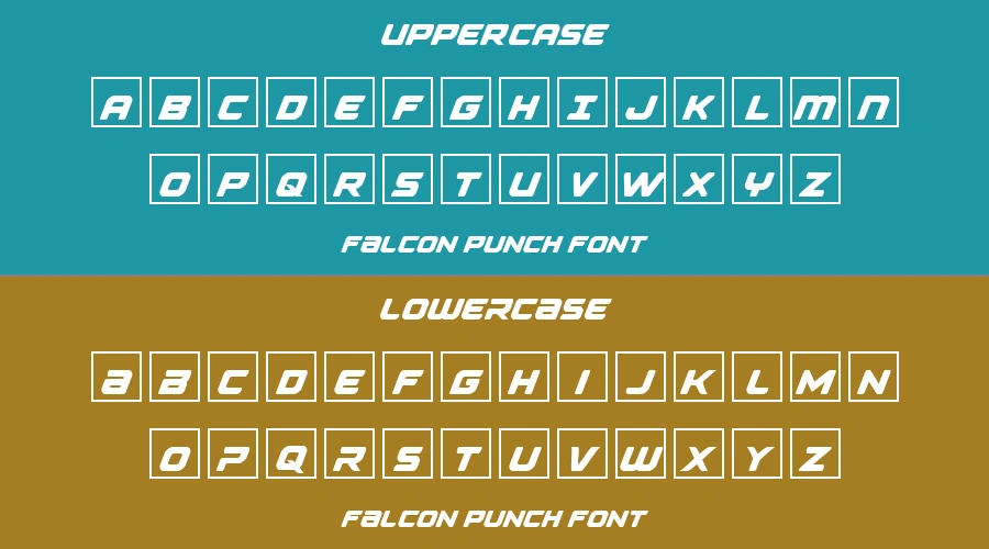 Falcon Punch Font Preview