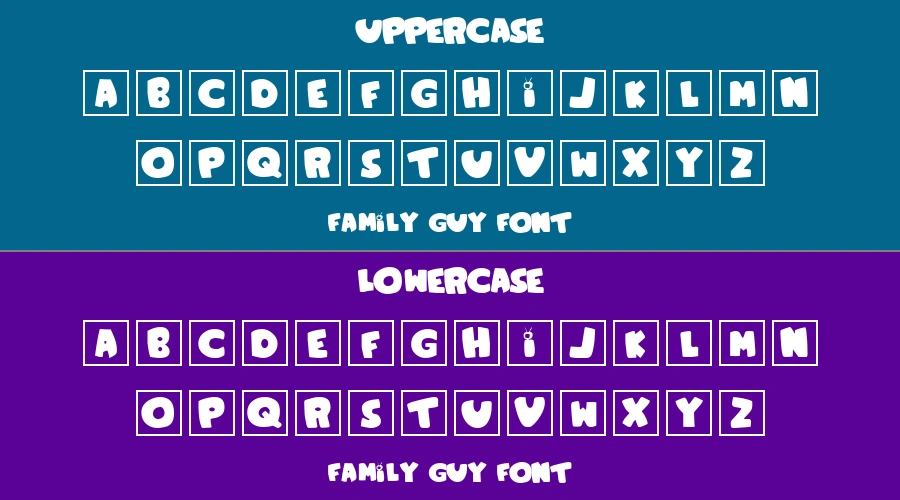 Family Guy Font Preview