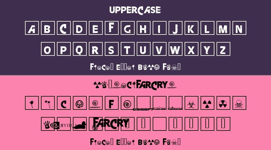 Farcry Extra Bold Font Preview