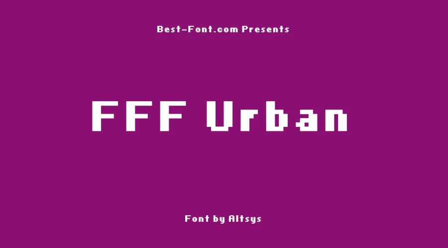 FFF Urban Font