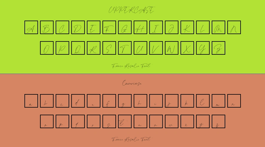 Fiance Rosalie Font Preview