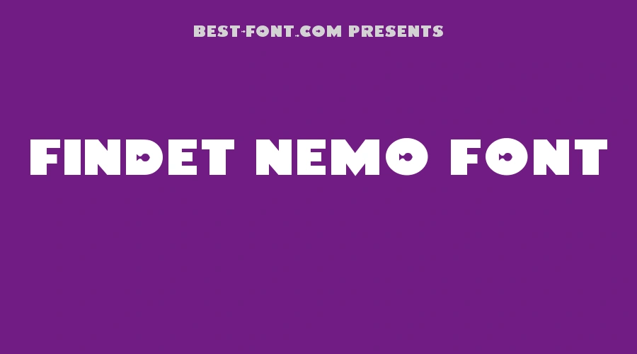 Findet Nemo Font