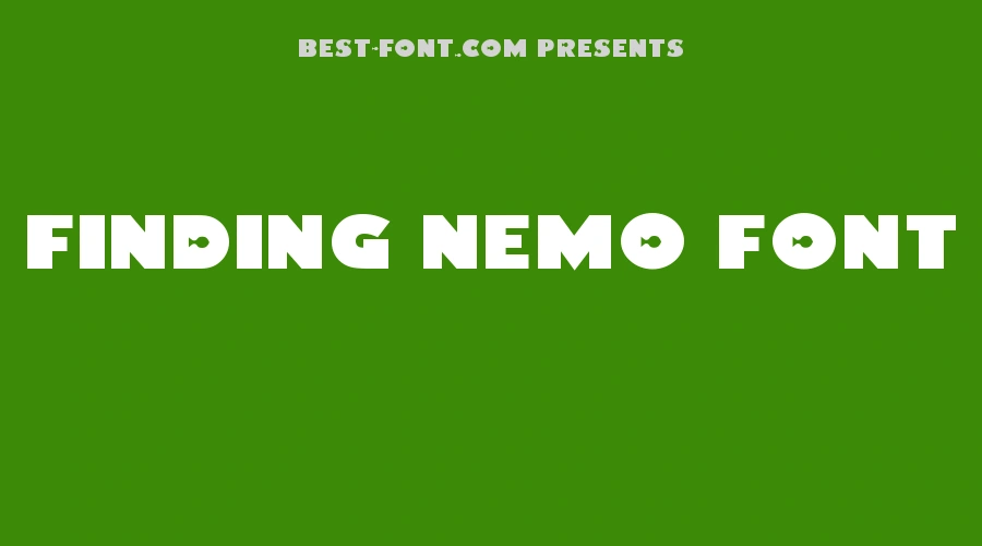 Finding Nemo Font