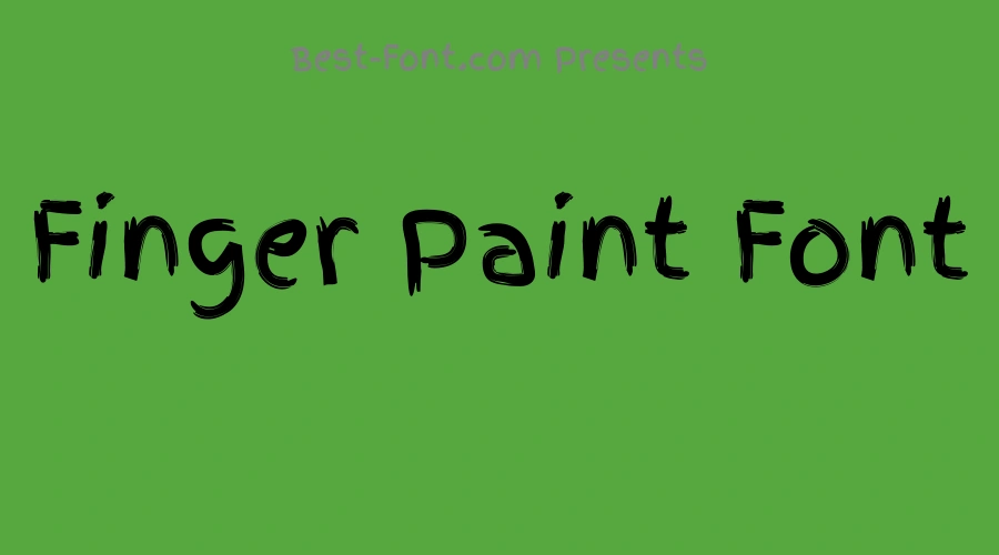 Finger Paint Font