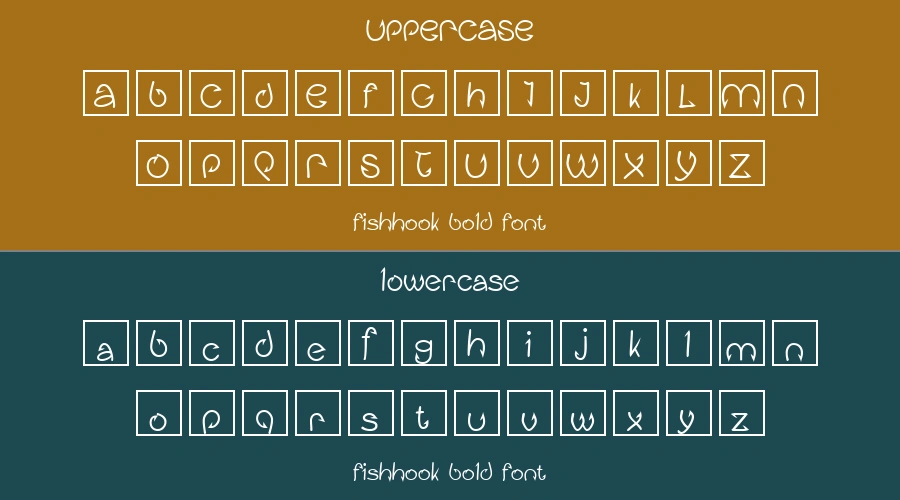 Fishhook Bold Font Preview