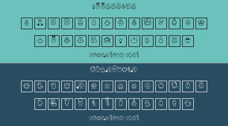 Flametick Font Preview