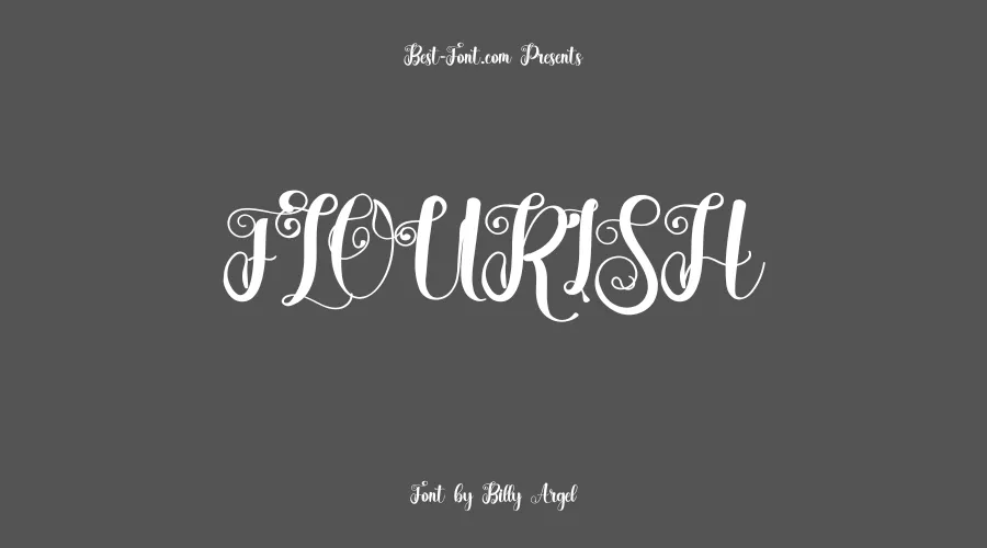 Flourish Font