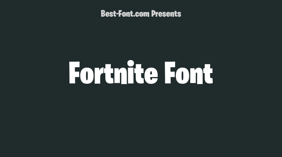 Fortnite Font