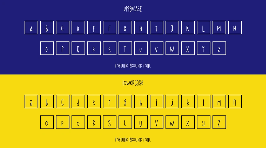 Fortune Brother Font Preview