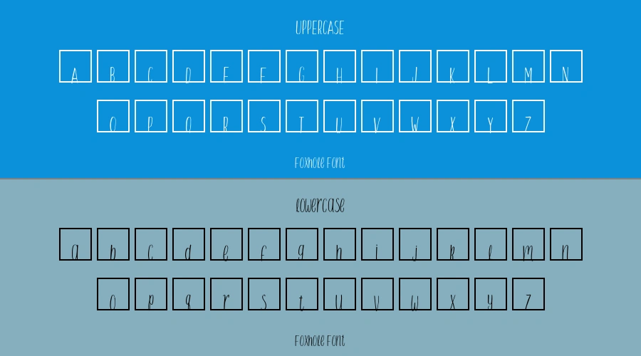 Foxhole Font Preview