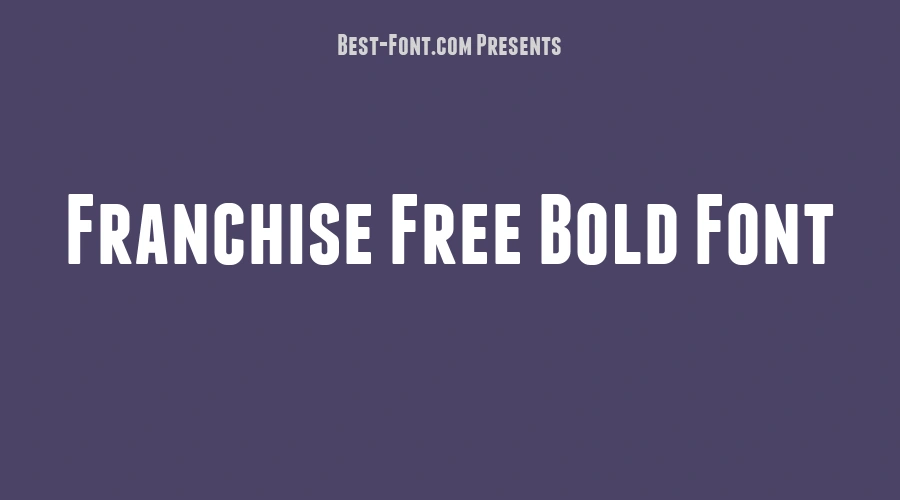 Franchise Free Bold Font