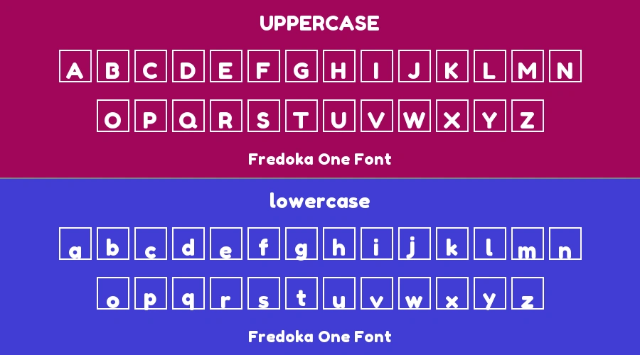 Fredoka One Font Preview