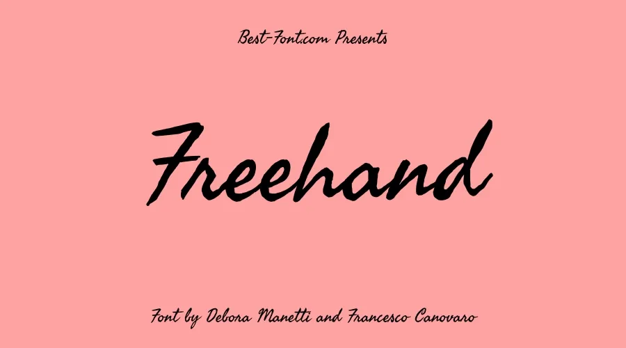 Freehand Font