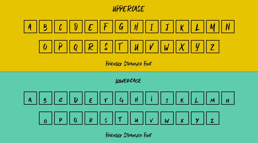 Friendly Stranger Font Preview