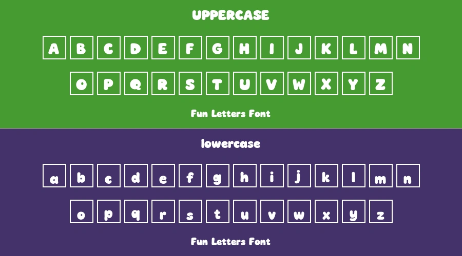 Fun Letters Font Preview