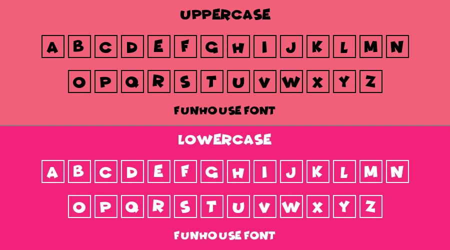 Funhouse Font Preview