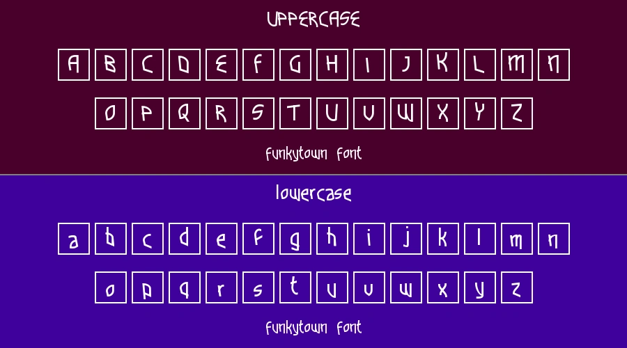 Funkytown Font Preview