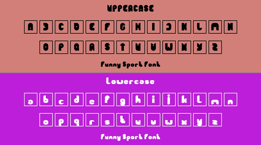 Funny Sport Font Preview
