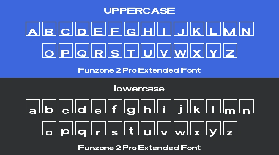 Funzone 2 Pro Extended Font Preview
