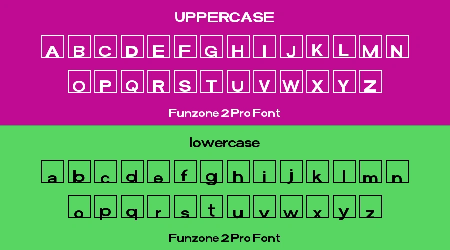 Funzone 2 Pro Font Preview