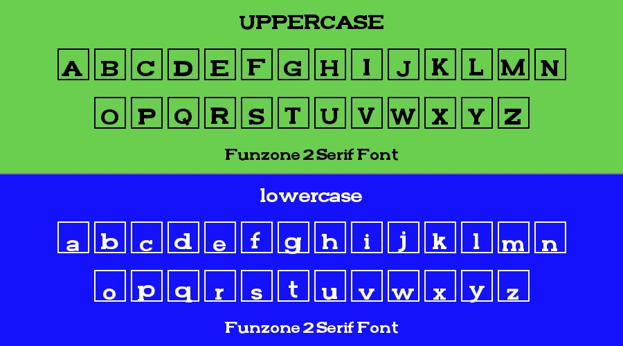 Funzone 2 Serif Font Preview