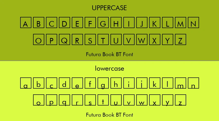 Futura Book BT Font Preview