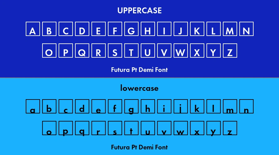 Futura Pt Demi Font Preview
