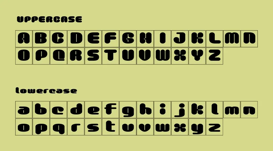 Gau Font Milk Choco Font Preview