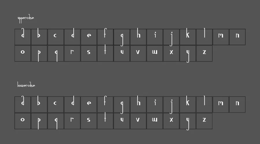 Gauss Jordan Font Preview
