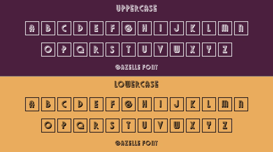 Gazelle Font Preview