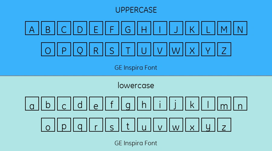 GE Inspira Font Preview