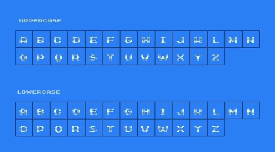 Genetrix Crossed Font Preview
