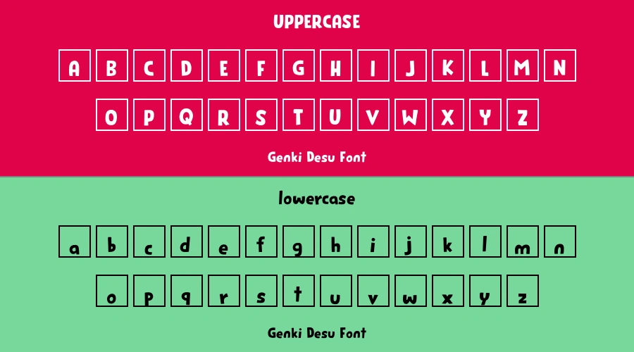 Genki Desu Font Preview