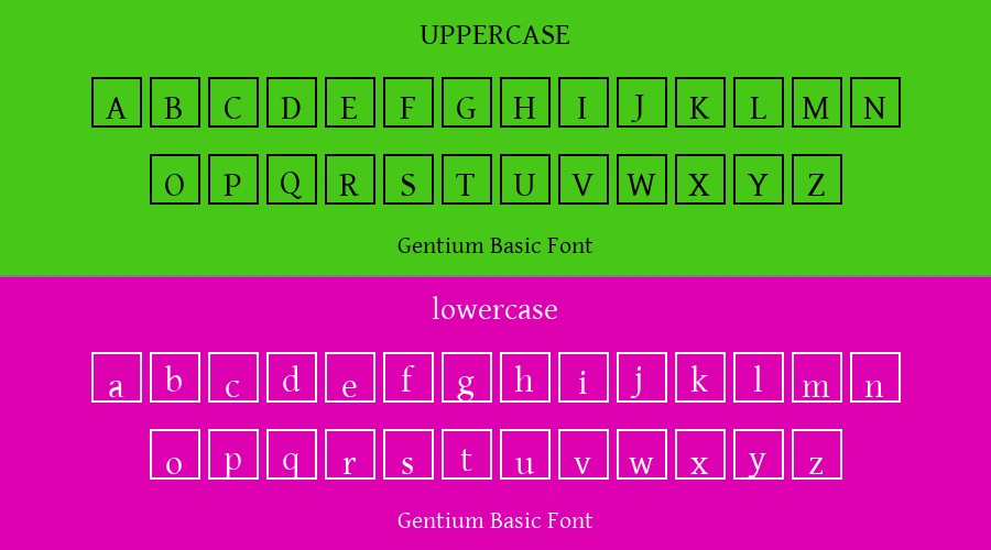 Gentium Basic Font Preview