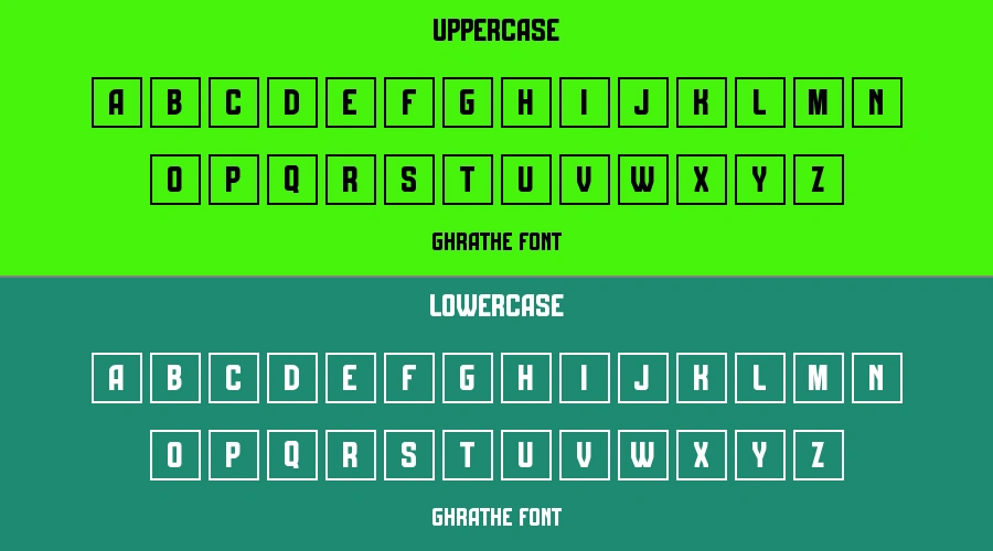 Ghrathe Font Preview