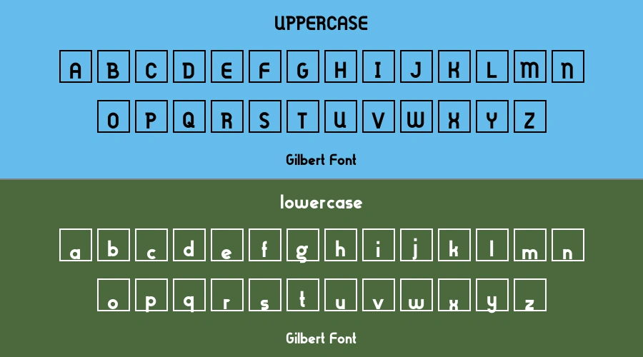 Gilbert Font Preview
