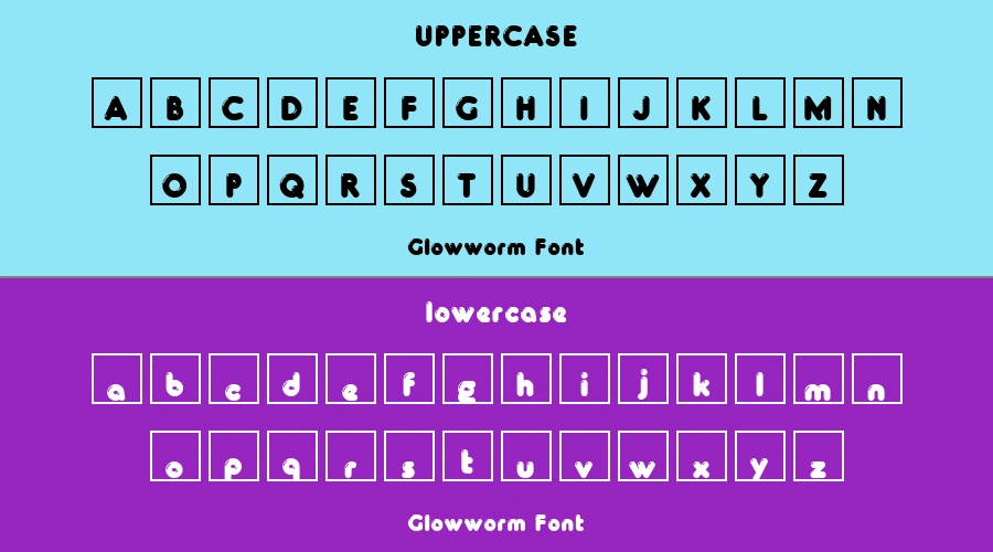 Glowworm Font Preview