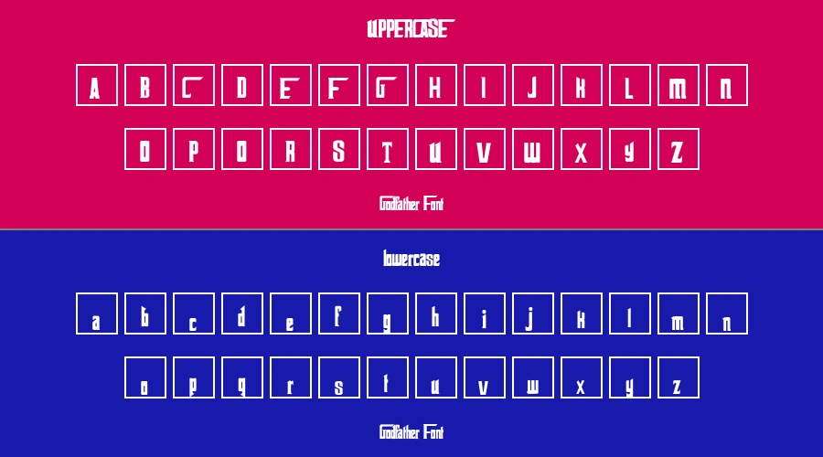 Godfather Font Preview