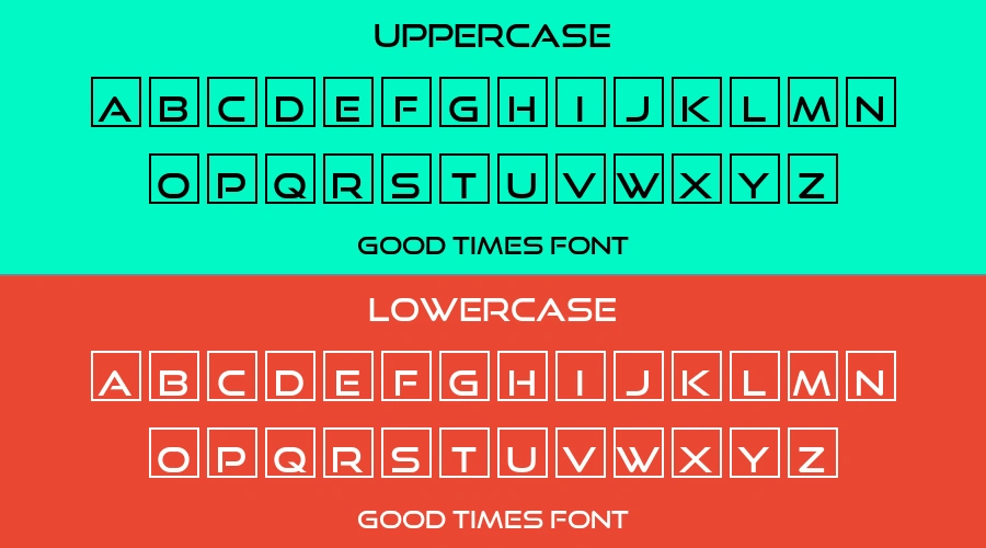 Good Times Font Preview