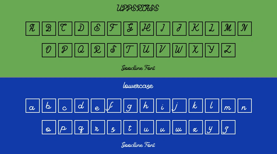 Goodline Font Preview