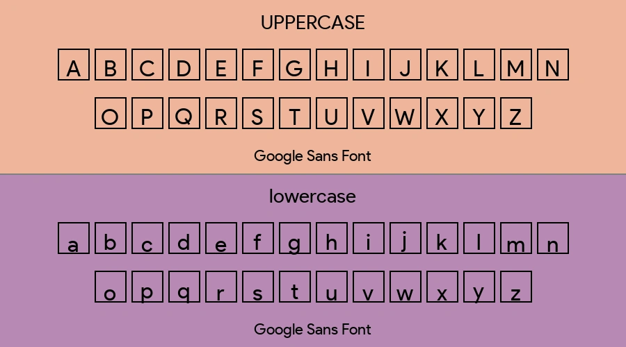 Google Sans Font Preview