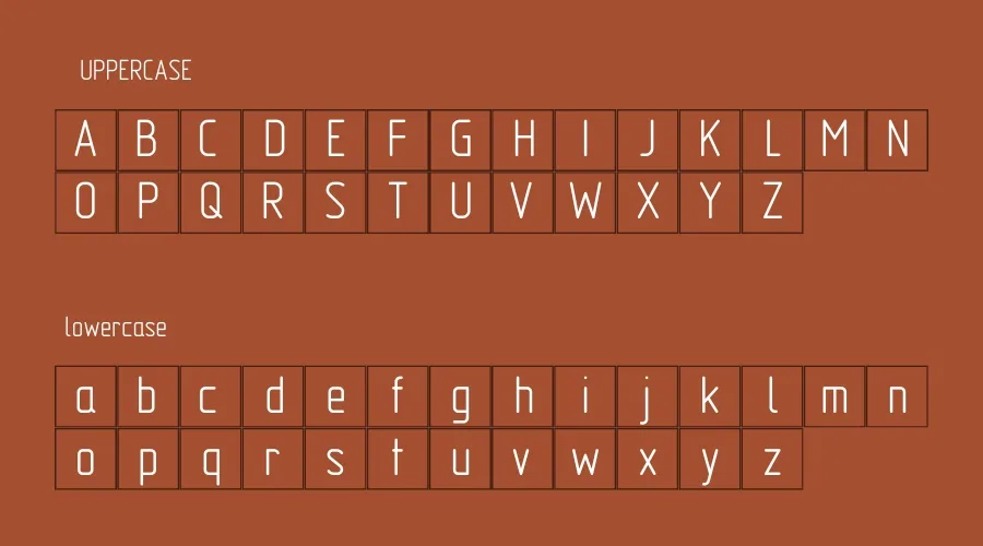 Gost Type A Font Preview