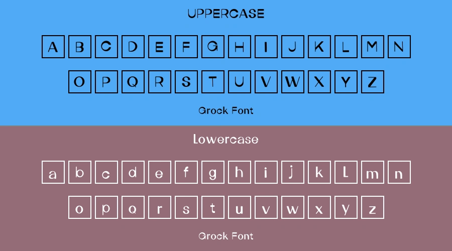 Grock Font Preview