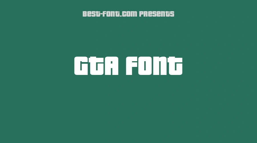 GTA Font