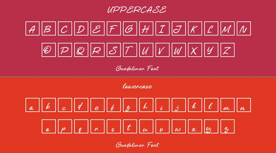 Guadalimar Font Preview