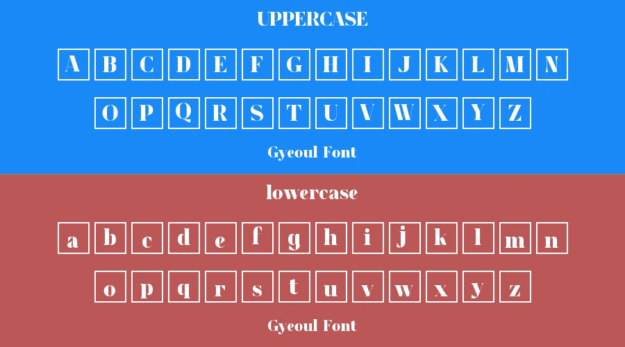 Gyeoul Font Preview