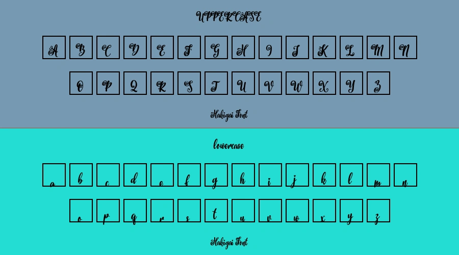 Hakigai Font Preview